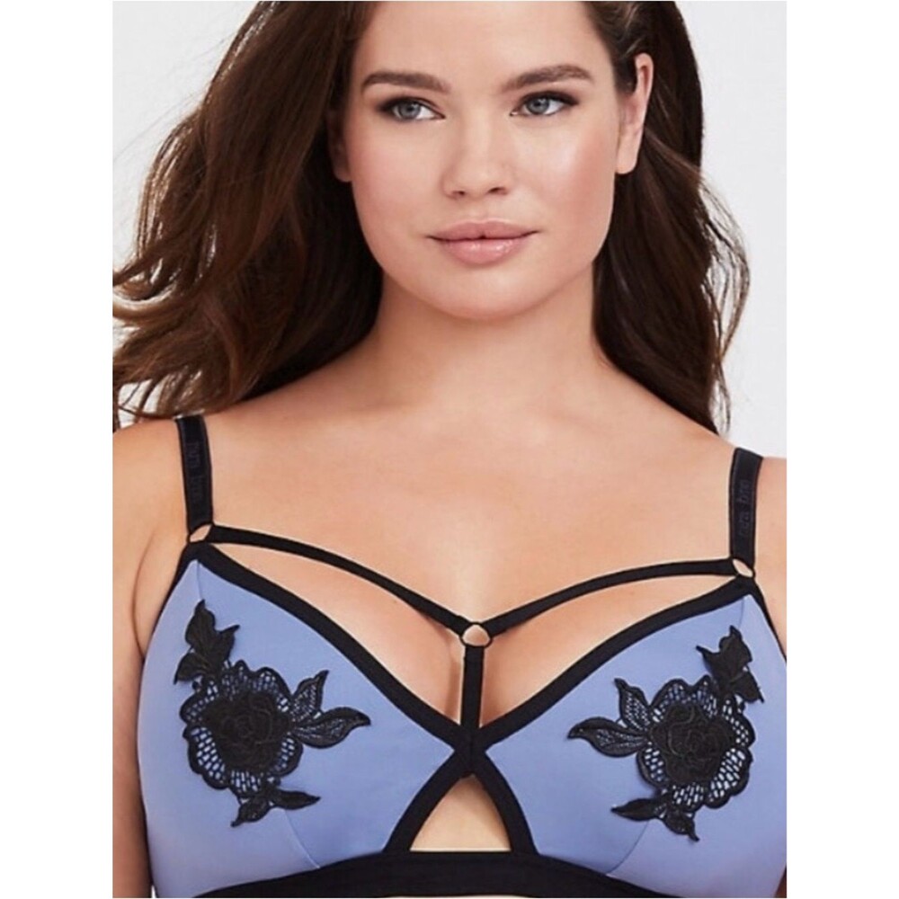 TARA LYNN - MICROFIBER CAGE BRALETTE by Torrid